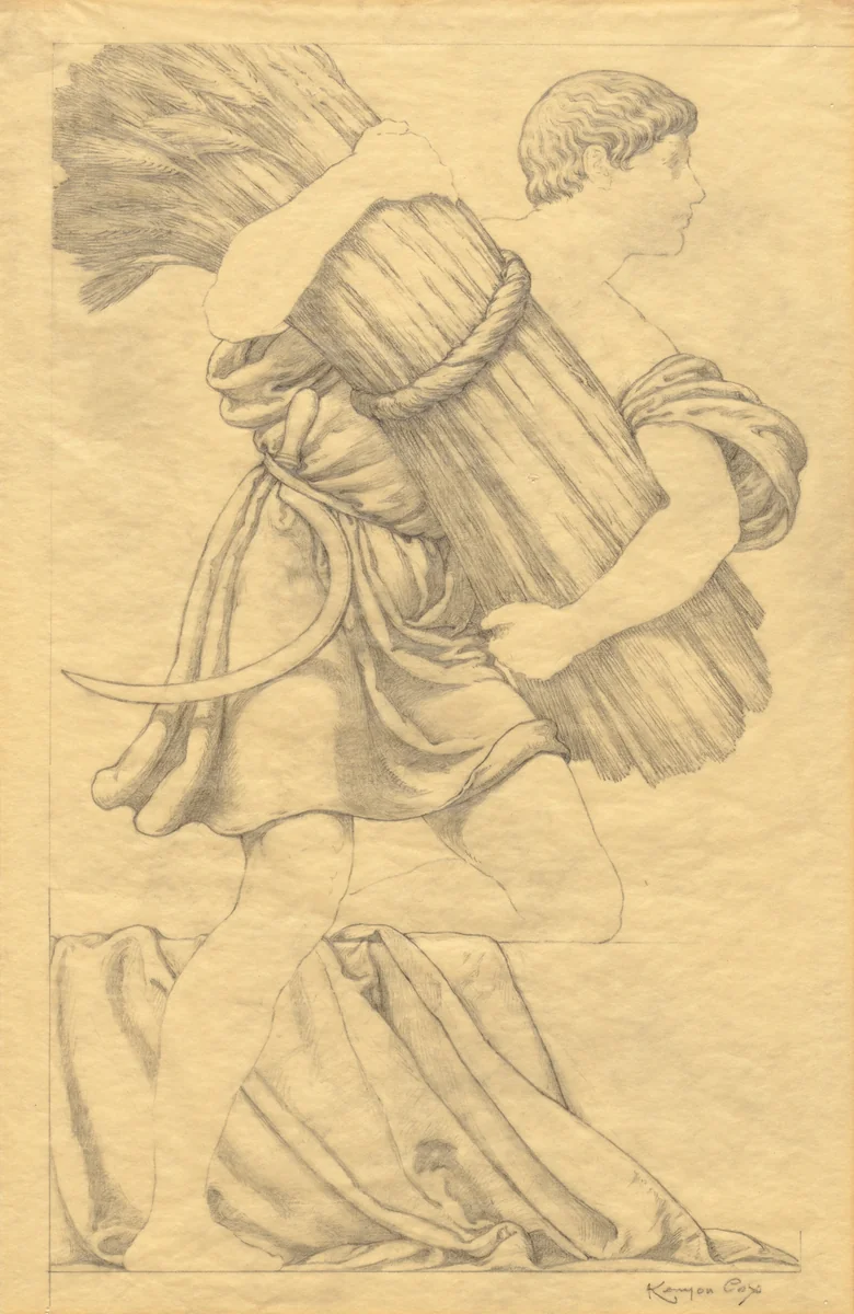 Sketch by Kenyon Cox, drawing, 1912