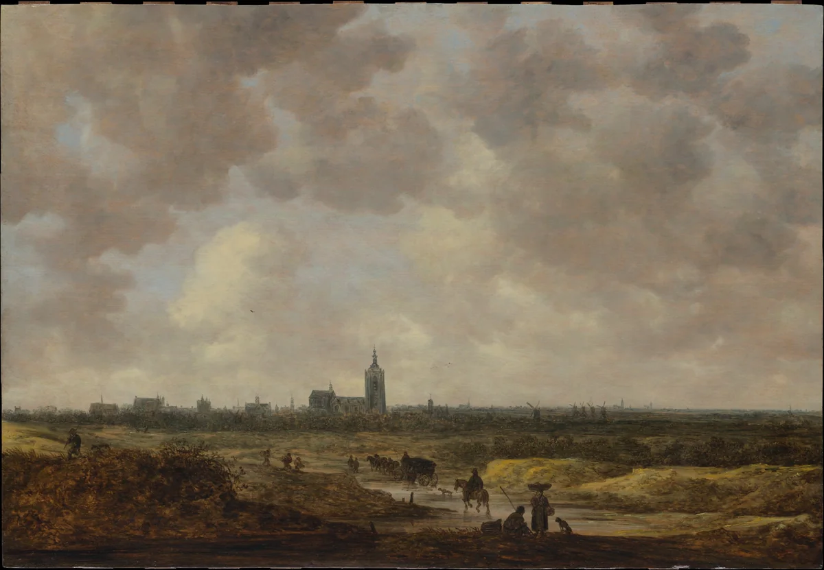 A View of The Hague from the Northwest by Jan van Goyen, painting, 1647