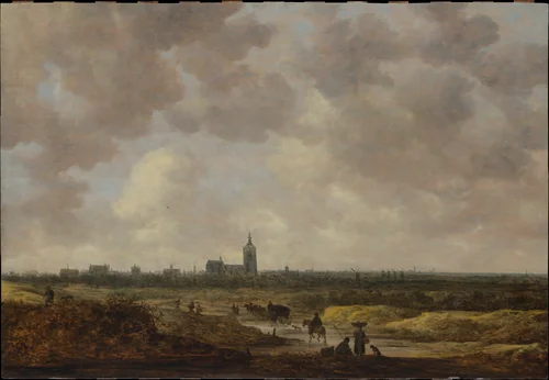 A View of The Hague from the Northwest by Jan van Goyen, painting, 1647