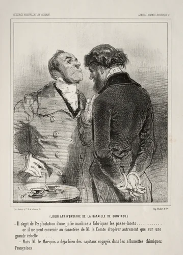 Gentils Hommes Bourgeois by Paul Gavarni, print, 1841-1851