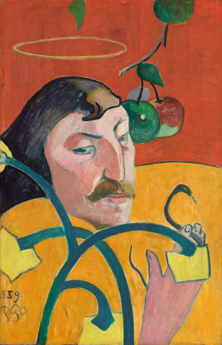 Self-Portrait by Paul Gauguin, painting, 1889