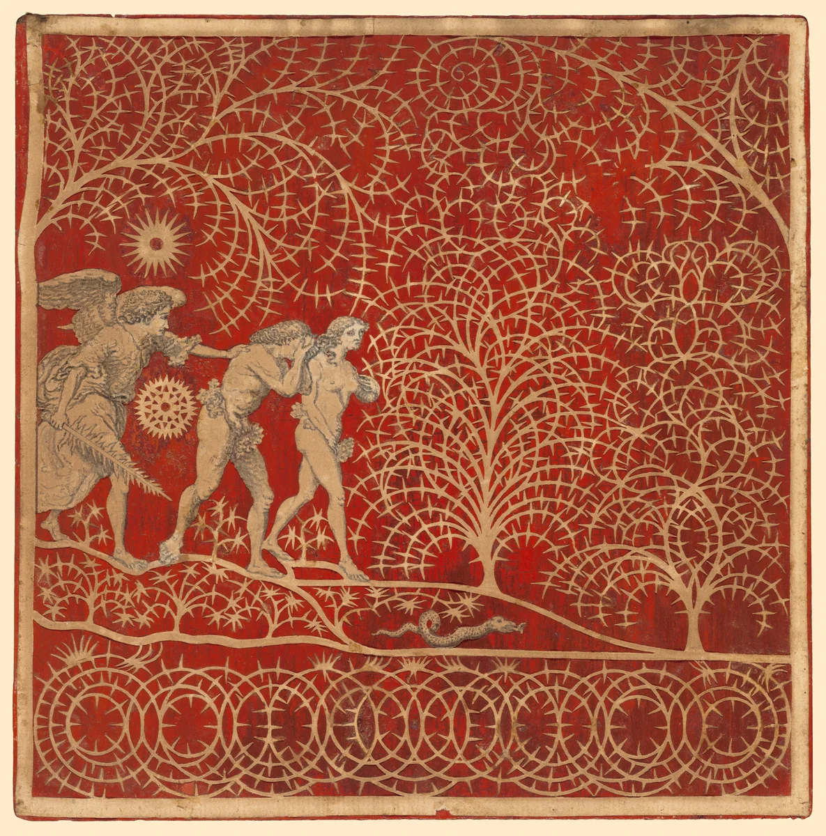 The Expulsion from Eden by British 18th Century, drawing, 1780