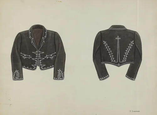 Man's Bolero by Syrena Swanson, index of american design, 1936