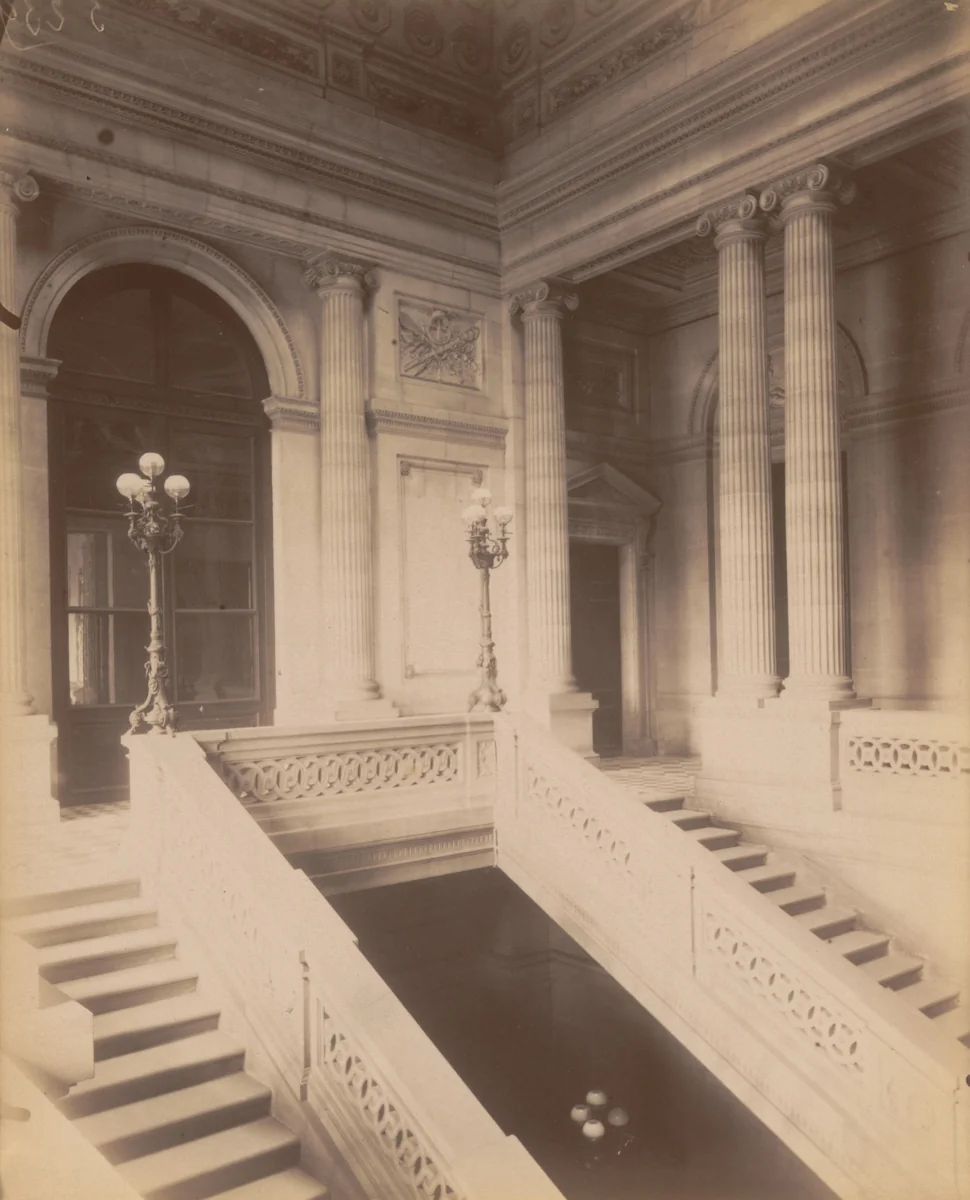 La monnaie. Quai Conti by Eugène Atget, photograph, 1905