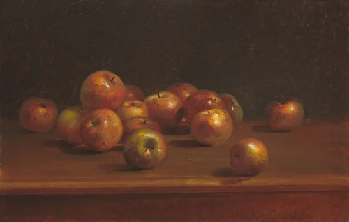 Still Life with Apples by Charles Ethan Porter, painting, 1886