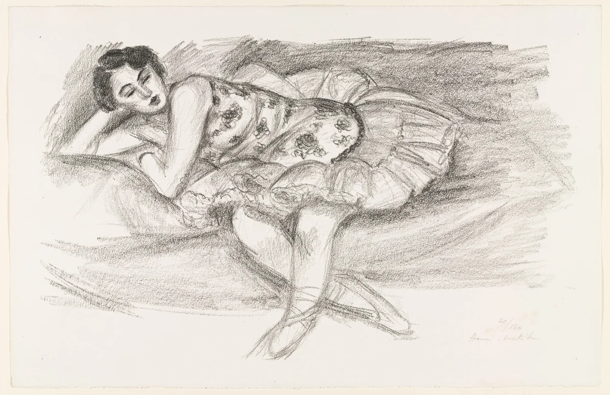 Untitled from Ten Dancers (Dix Danseuses) by Henri Matisse, print, 1927