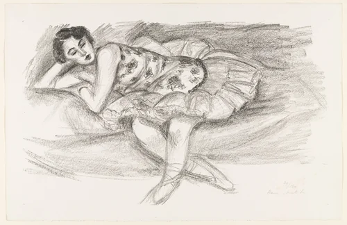 Untitled from Ten Dancers (Dix Danseuses) by Henri Matisse, print, 1927