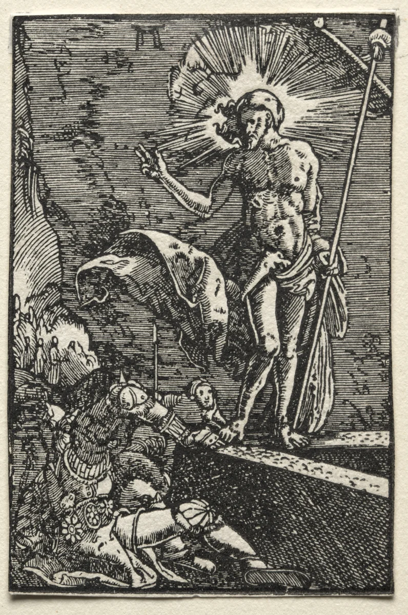 The Fall and Redemption of Man: The Resurrection by Albrecht Altdorfer, print, 1510-1520
