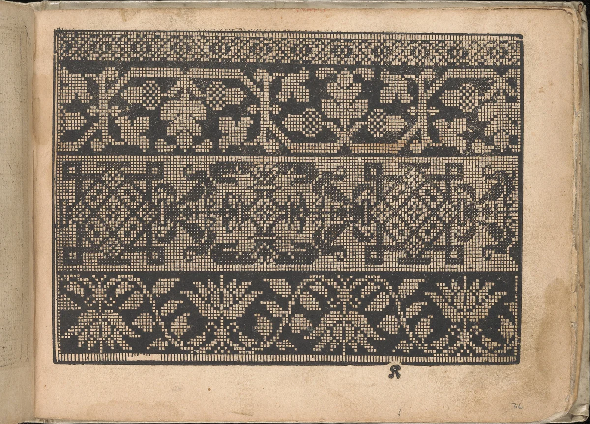 Neu künstlich Modelbuch (page 36r) by Bernhard Jobin, book, 1598