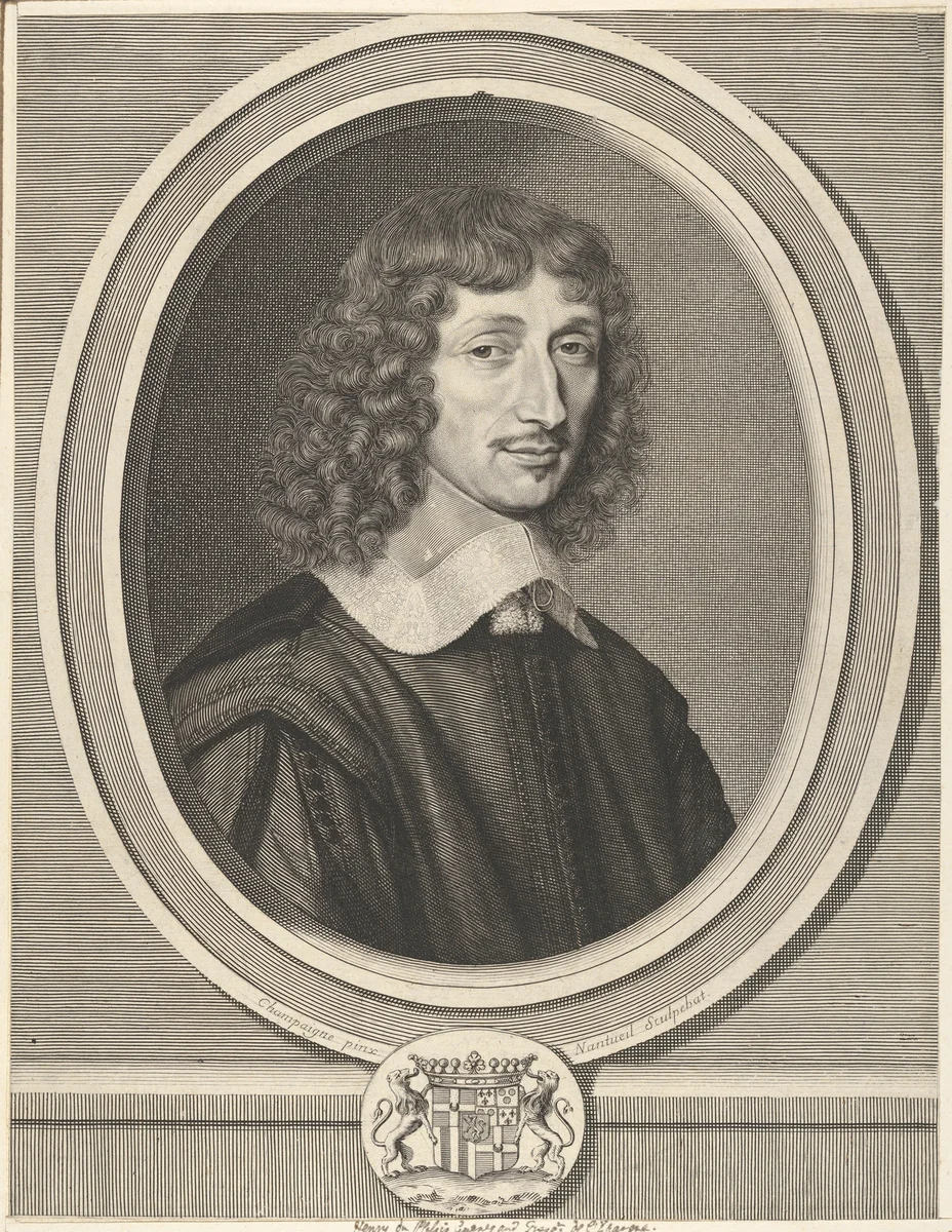Henri de Guénégaud by Robert Nanteuil, print, 1649-1659