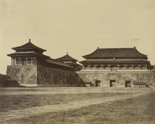 The Great Imperial Palace, Pekin by Felice Beato, photograph, 1860
