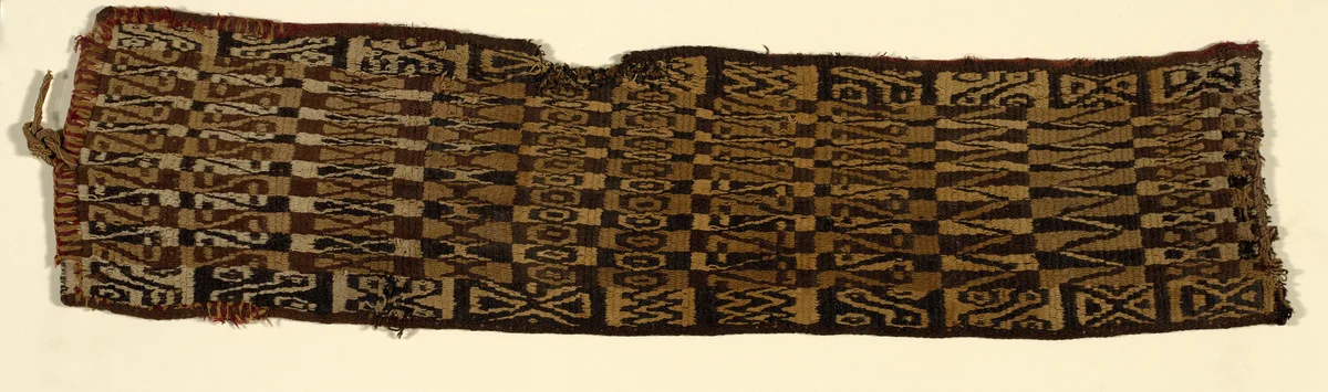 Belt by Inca, textile, 1476-1532