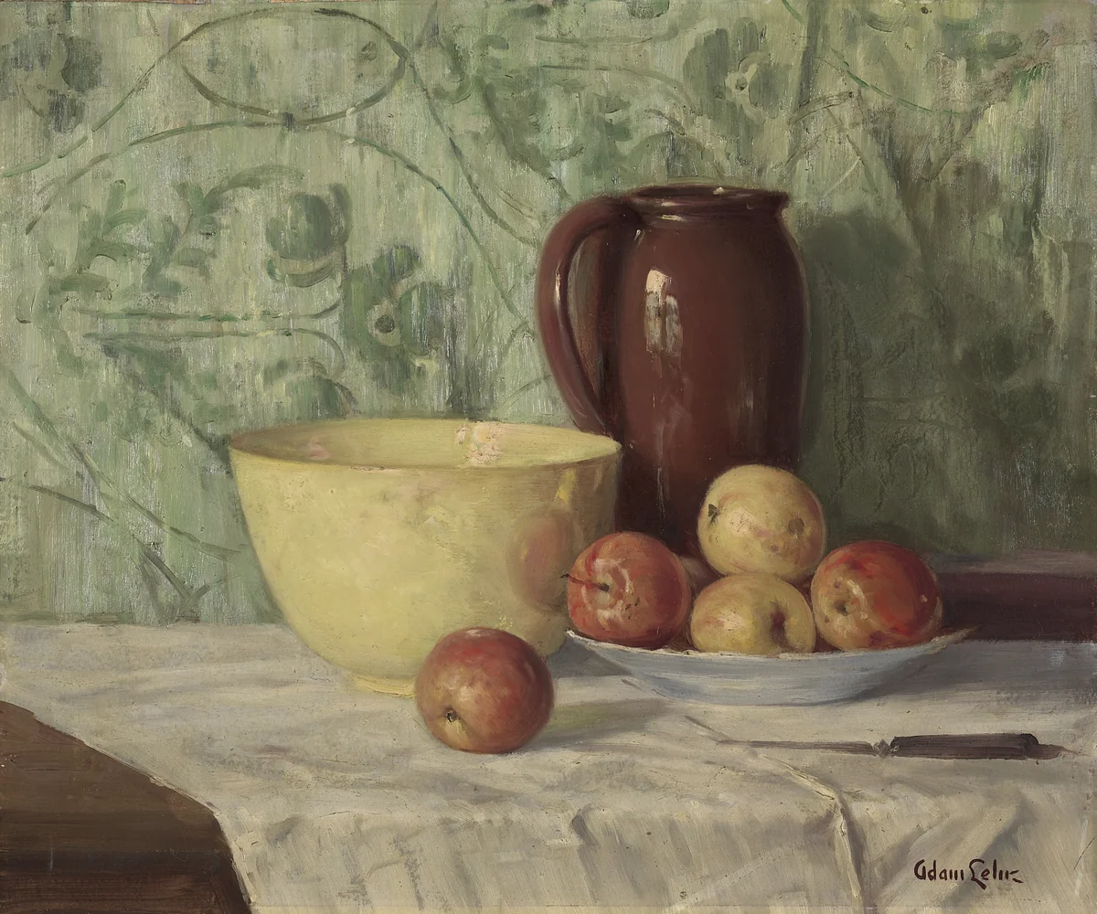 Still Life by Adam Lehr, painting, 1923