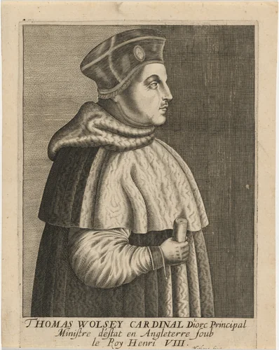 Thomas Wolsey, Cardinal, Lord Chancellor, Archbishop of York by Unknown 19th Century, print, 1800-1899