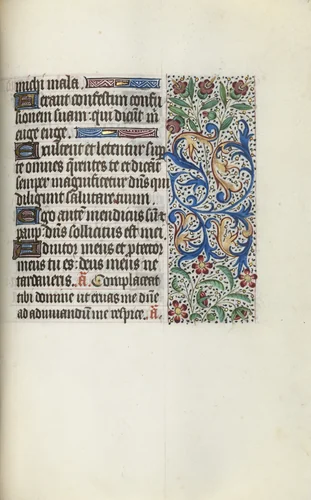 Book of Hours (Use of Rouen): fol. 127r by Master of the Geneva Latini, book, 1465-1475