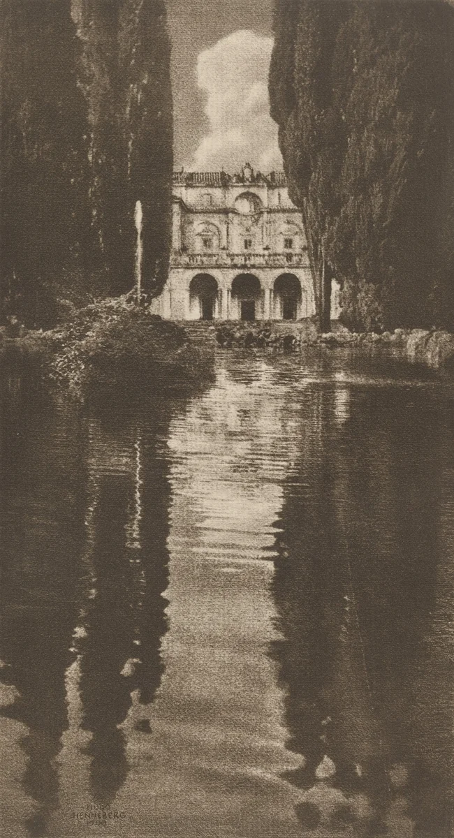 Villa Falconieri by Hugo Henneberg, photograph, 1902