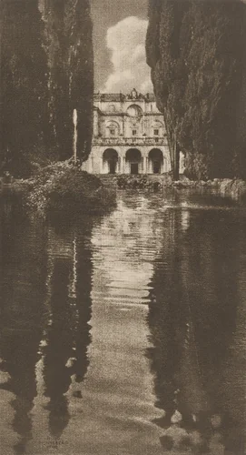 Villa Falconieri by Hugo Henneberg, photograph, 1902