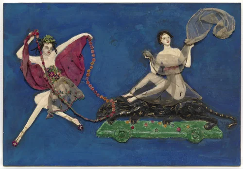 Costume design (Ariadne on a Panther) for artist's ballet Orphée of the Quat-z-arts by Florine Stettheimer, drawing, 1912