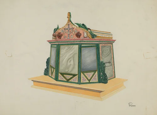 Tabernacle by Josephine C. Romano, index of american design, 1939