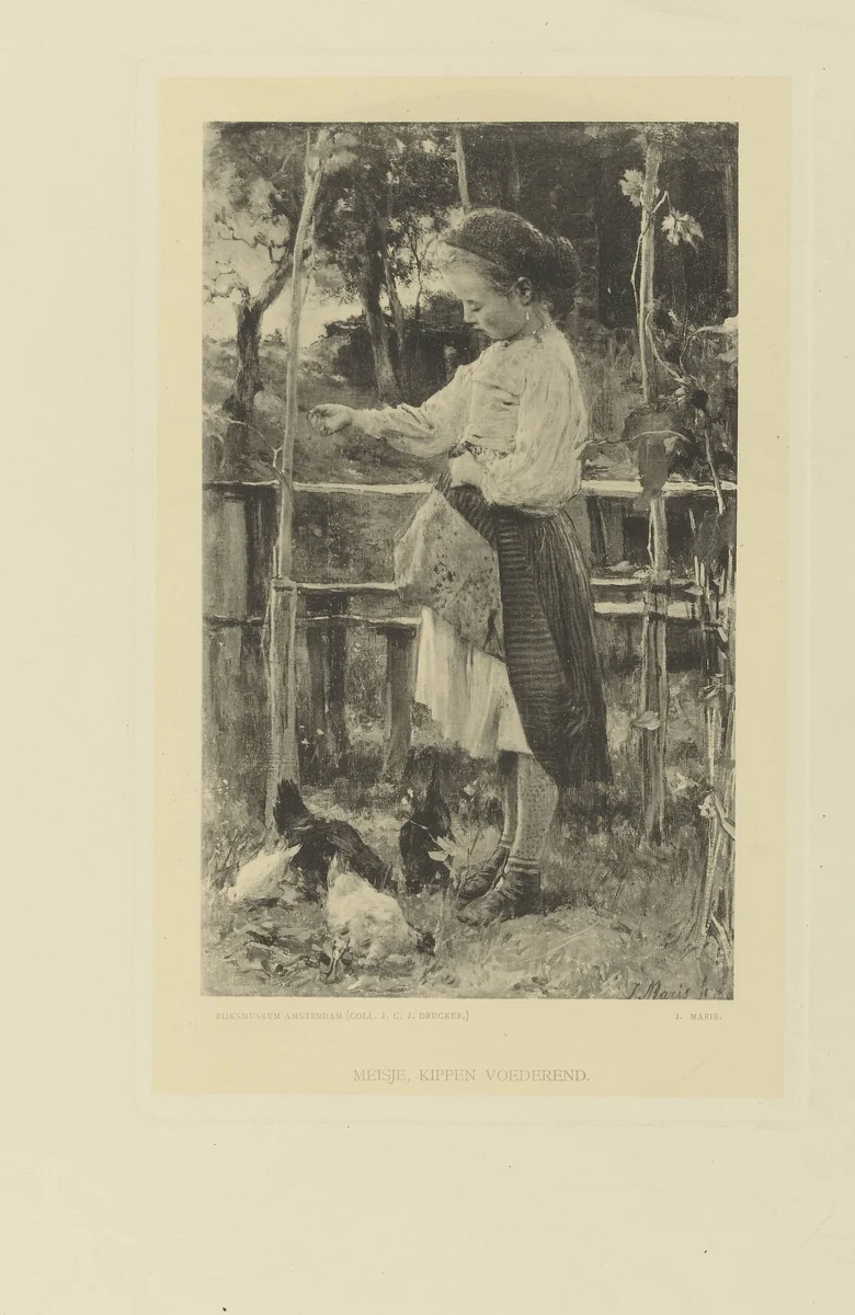 Kippetjes voeren by Stoomsteendrukkerij Senefelder, photograph, 1903-1920