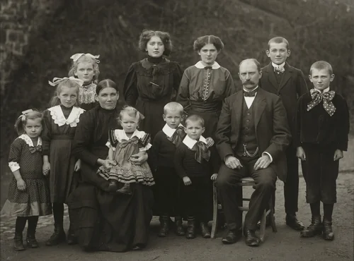 Farming Family by August Sander, photograph, 1913