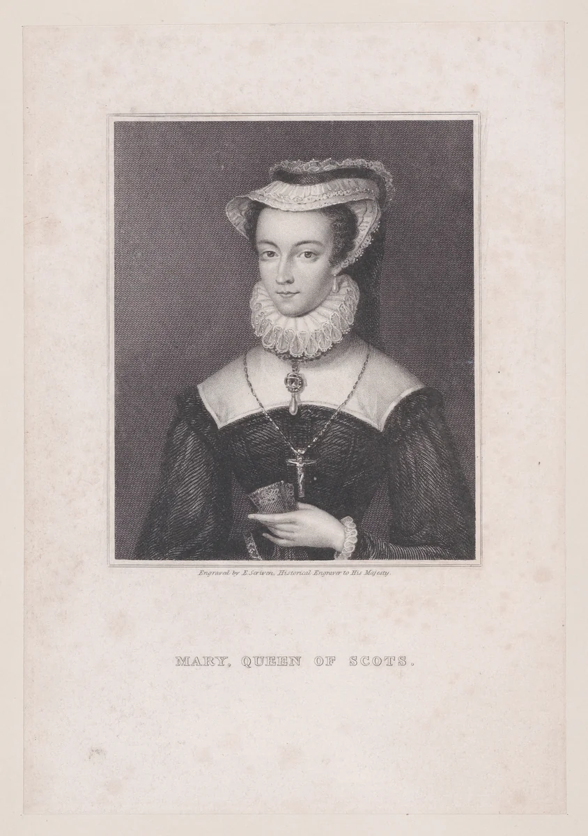 Mary, Queen of Scots by Edward Scriven, print, 1800-1835