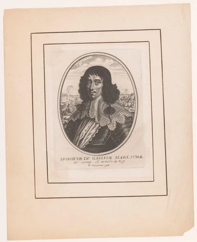 Portret van Jean de Gassion by anonymous, print, 1639-1668