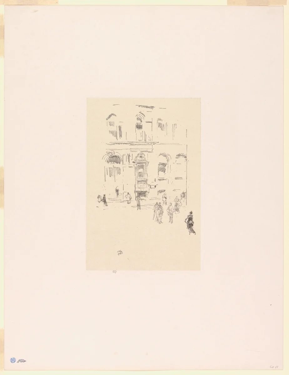 Victoria Club by James McNeill Whistler, print, 1879