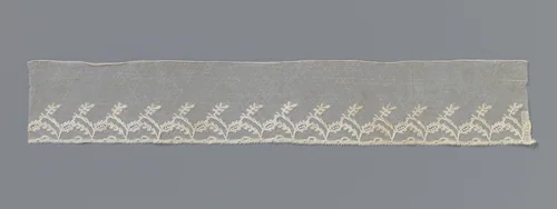 Strook kloskant met v-vormende takken waaraan een korenaar by anonymous, other, 1805-1815