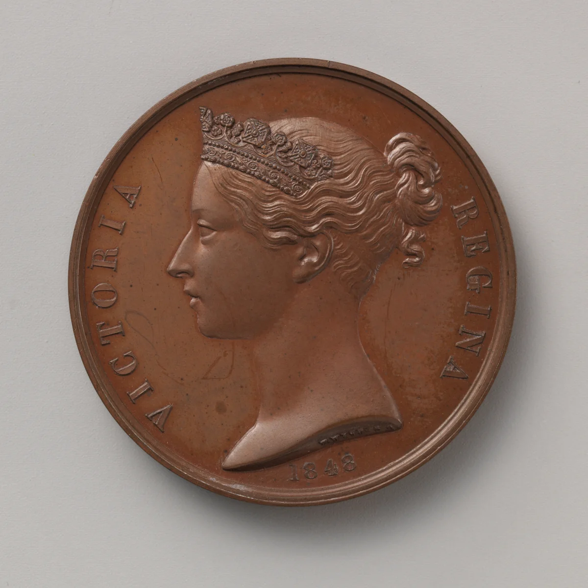 The Peninsular War Medal by William Wyon, metalwork, 1848