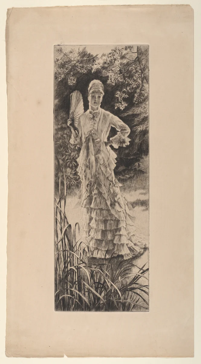 Spring by James Tissot, print, 1878