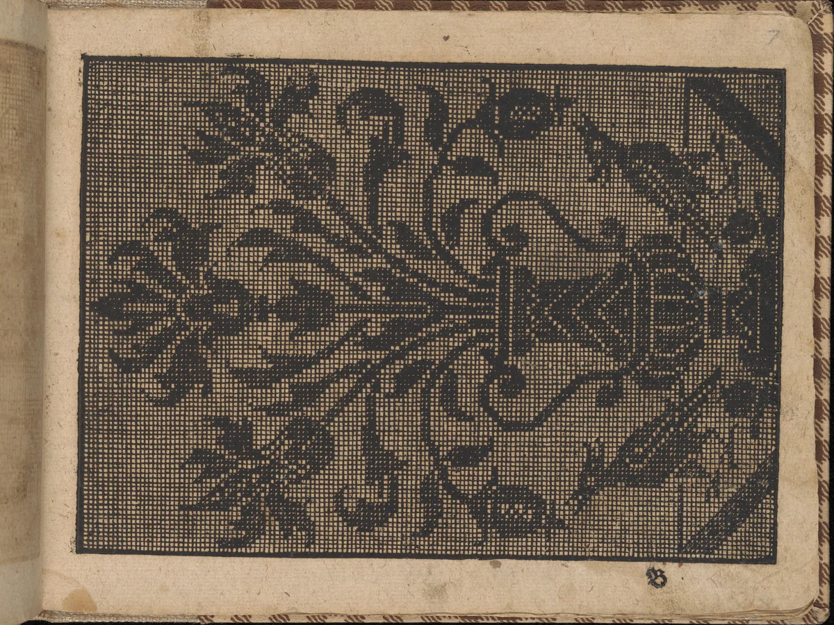 New Künstlichs Modelbuch (Page 7 recto) by Bernhard Jobin, book, 1600