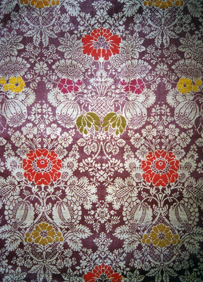 Panel by England, Norwich, textile, 1725-1750
