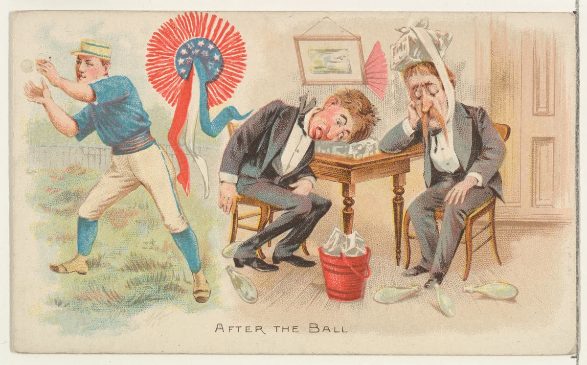 After the Ball, from the Talk of the Diamond set (N135) issued by Duke Sons & Co., a branch of the American Tobacco Company by W. Duke, Sons & Co., print, 1888