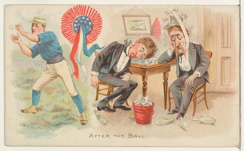 After the Ball, from the Talk of the Diamond set (N135) issued by Duke Sons & Co., a branch of the American Tobacco Company by W. Duke, Sons & Co., print, 1888