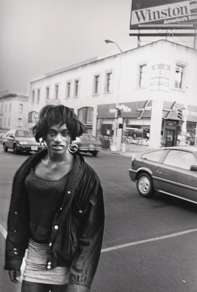 Marcos (on Polk Street) by Jim Goldberg, photograph, 1987