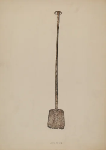 Flue Shovel by John Cooke, index of american design, 1937
