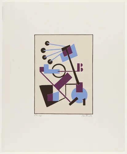 Untitled from Album MA by Sándor Bortnyik, print, 1921