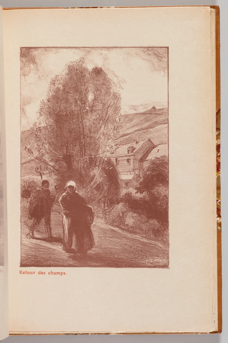 Catalogue de L'Exposition de Auguste Lepère: Return from the Fields (Auguste Lepère: Retour des champs) by Auguste Louis Lepère, book, 1908