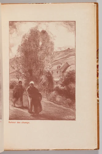 Catalogue de L'Exposition de Auguste Lepère: Return from the Fields (Auguste Lepère: Retour des champs) by Auguste Louis Lepère, book, 1908