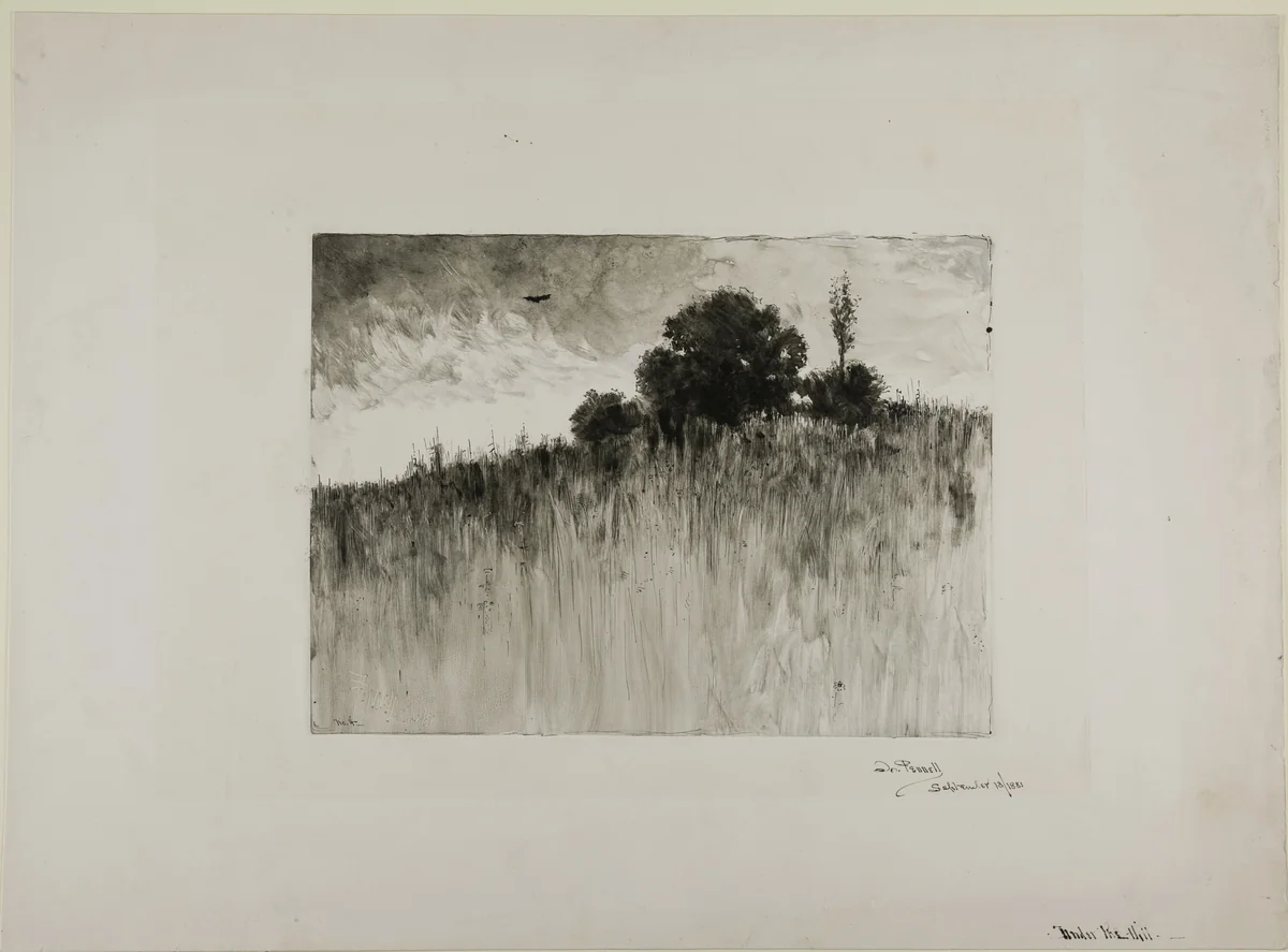 Under the Hill by Joseph Pennell, print, 1881