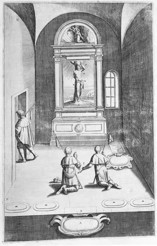 Descrizione del Sacro Monte della Vernia (Description of the Sacred Mount Alverno) by Domenico Falcini, print, 1612