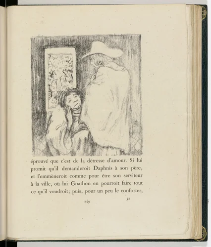 In-text plate (page 249) from Daphnis et Chloé by Pierre Bonnard, illustrated book, 1902