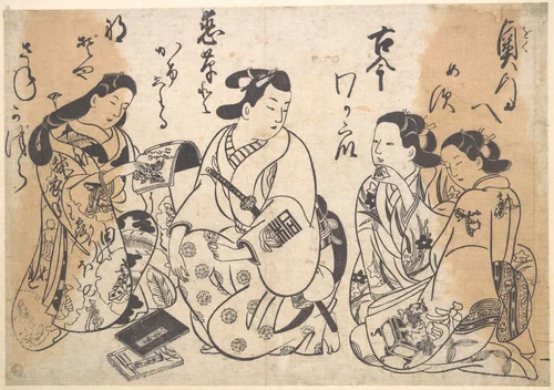 Print by Okumura Masanobu (奥村政信), print, 1690-1710