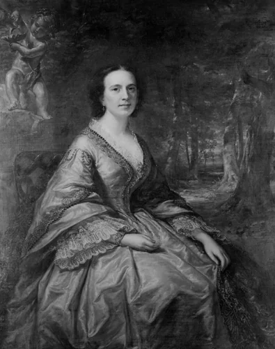 Mrs. Birdsall Cornell by Daniel Huntington, artwork, 1860