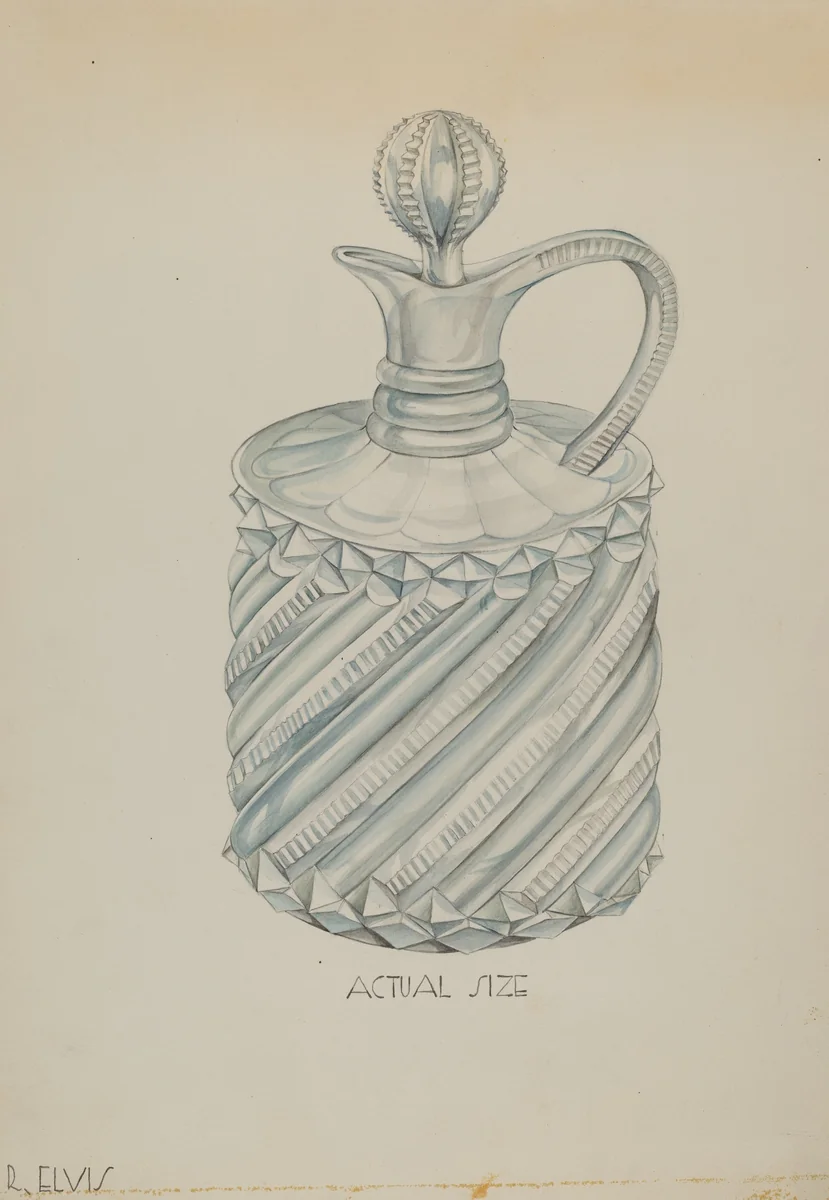 Cruet by Roberta Elvis, index of american design, 1936