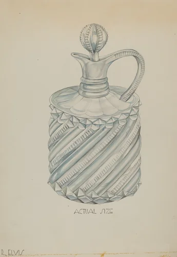 Cruet by Roberta Elvis, index of american design, 1936