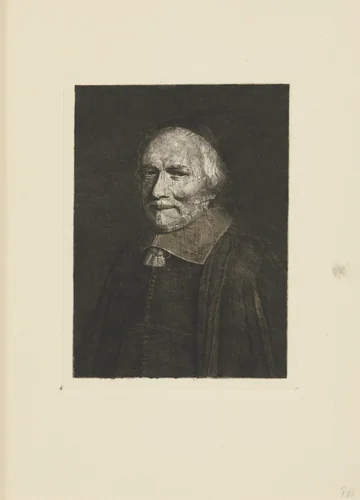 Portret van Michel le Masle by anonymous, print, 1658-1708