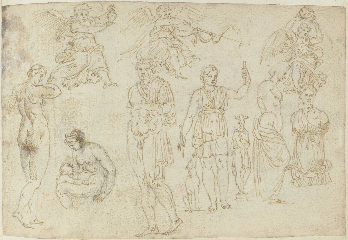 Beelden by anonymous, drawing, 1550-1570