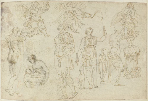 Beelden by anonymous, drawing, 1550-1570
